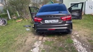 Замена штатной акустики в LADA Vesta на DL Audio Raven 165