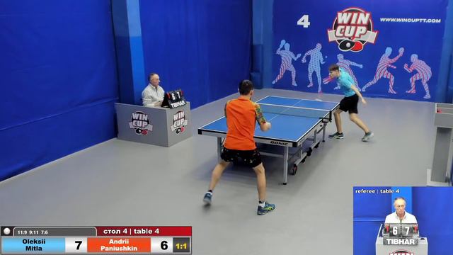 23:30 Метла Алексей 3-2 Панюшкин Андрей стол 4 ЮГ-5 29.04.22 смотреть онлайн