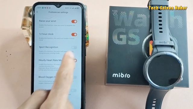 Mibro watch GS,  Facebook, Whatsapp, Viber Notification allow  || Tech Solves Babor ||