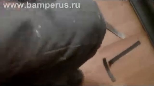 Ремонт бампера своими руками смотреть онлайн