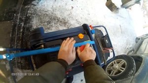 Погрузка мотобуксировщика