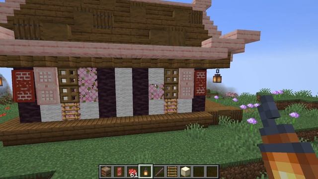 Японский дом из вишни в майнкрафте смотреть онлайн