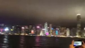 Symphony of lights. Hong Kong 30 November 2017 . Симфония огней. Гонконг 30 ноября 2017г.