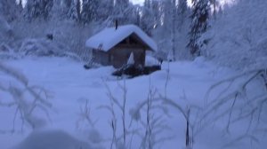 НОЧУЕМ В ИЗБЕ С КОШКОЙ / НА УЛИЦЕ - 40, А МЫ ЖИВЁМ В ТАЙГЕ НЕ СМОТРЯ НА ХОЛОД / ОХОТА НА РЯБЧИКА.