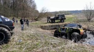 Попытка номер 4 НИВА МАРШ КРУЧЕ ДАЖЕ на ПЕРЕДНЕМ ПРИВОДЕ Патрули УАЗы отдыхают