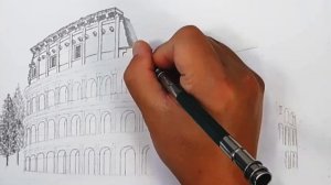 How to Draw the Roman Colosseum