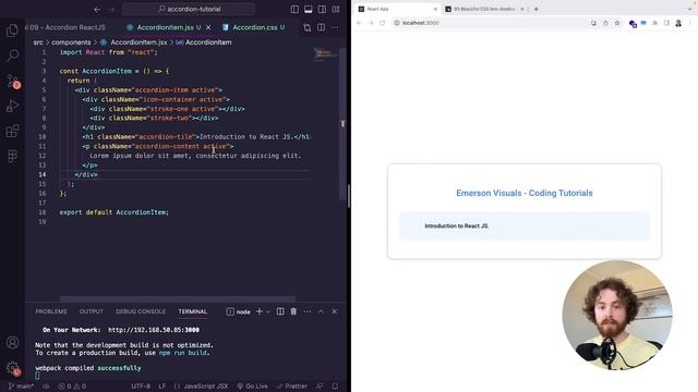 How to Build a Unique Accordion Menu Component with React JS: Step-by-Step Guide смотреть онлайн