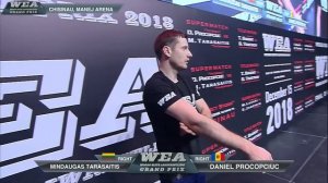 Daniel Procopciuc VS Mindaugas Tarasatis WEA Armwrestling Superfight
