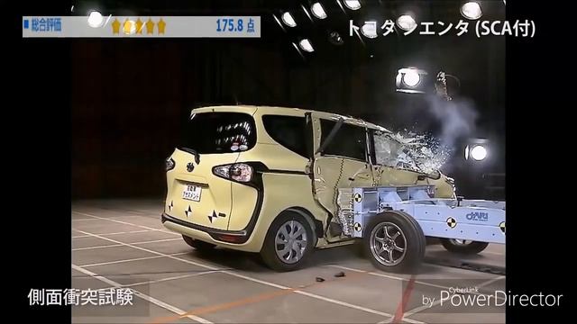 Crash test Toyota Sienta 2016 - Jncap