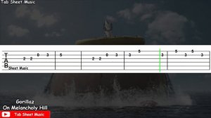 Gorillaz - On Melancholy Hill Guitar Tutorial