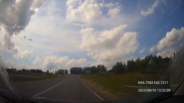Driving in Volga-Vyatka region: Краснослободск - Выкса 10/08/2023 (timelapse 4x) смотреть онлайн