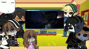 Creepypasta+Chris Afton react "Never be alone"