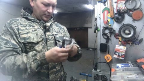 Установка светодиодной фары на снегоход «Буран»