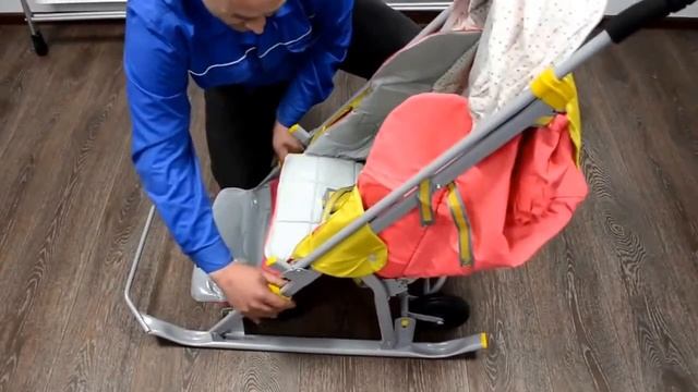 Санки Nika: как привести санки-коляску в рабочее положение смотреть онлайн