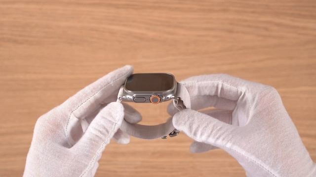 Apple Watch Ultra Unboxing 2022 Starlight Alpine Loop + Setup ASMR смотреть онлайн
