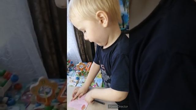 Как быстро научить ребенка рисовать. #Shorst
