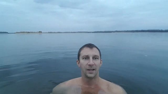 Утренний заряд энергией на целый день! Закаливание на Волге.