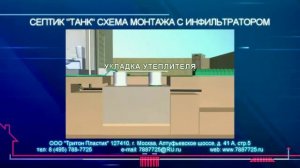 Монтаж Септика Танк с Инфильтратором - Ролик №2