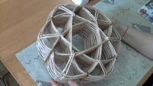 обзор абажура необычным видом плетения