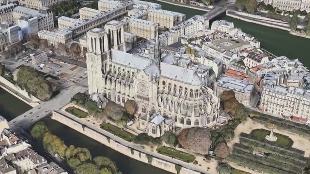 Apple Maps 3D Flyover Tour - Paris смотреть онлайн