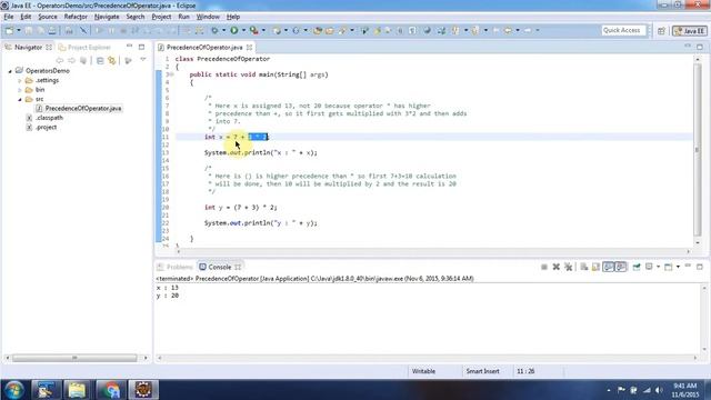 Java Operator Precedence- Example | Java Tutorial