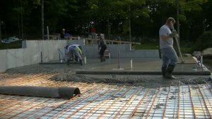 Pouring A Concrete Floor on Radiant Tubing (Heated Concrete Floors)