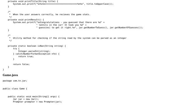 Code Review: Guess how many are in the jar game in Java - Take 2 смотреть онлайн