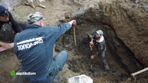 Монтаж септика Астра 3 Септикдом