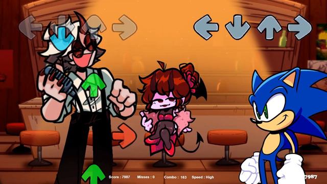 Friday Night Funkin' - Torris Vs. Sonic - Monster Swing (Mod) смотреть онлайн