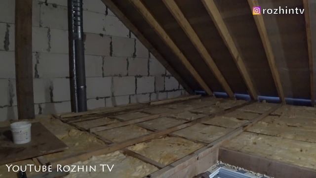 ПРОМЕРЗАЕТ ЧЕРДАК ПЕРЕКРЕСТНОЕ УТЕПЛЕНИЕ КРЫШИ