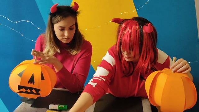 DIY бумажный декор на Хэллоуин | Самый легкий аквагрим