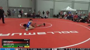 [boutNo] 145 Amir Musalli Texas - A Vs Brecken Lura North Dakota Red