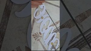 как крепить надпись на фотозону