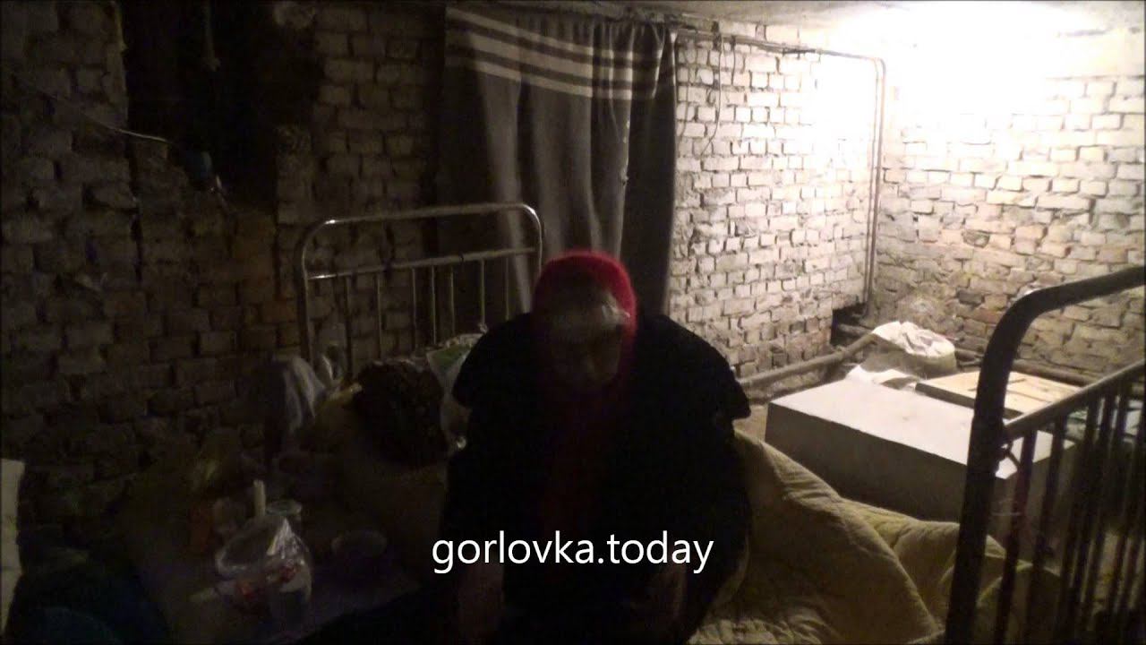 Жизнь в горловских бомбоубежищах