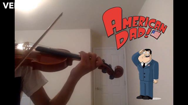 American Dad! intro but its on the Violin