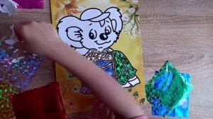 Аппликация из фольги