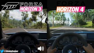 Forza Horizon 4 vs Forza Horizon 3 - Graphics and Sound Comparison Gameplay