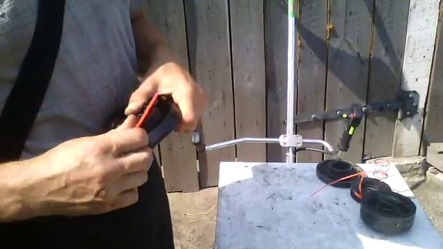 Как намотать леску на катушку от мотокосы смотреть онлайн