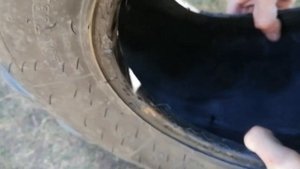 Ремонт покрышки на квадроцикле, ставим камеру от Муравья!!!