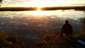 Рыбалка на пронском водохранилище. Красота.