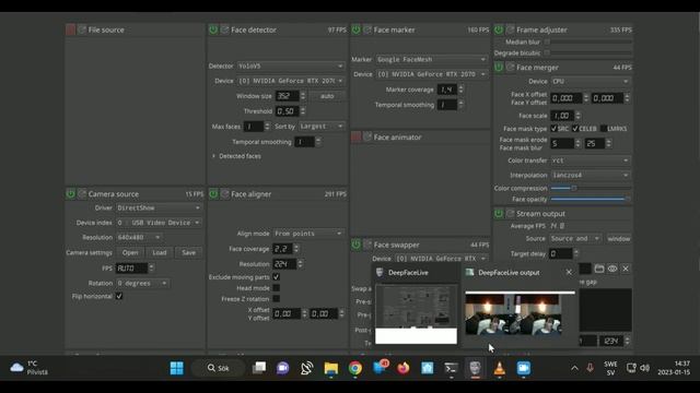 DeepFaceLive Examples