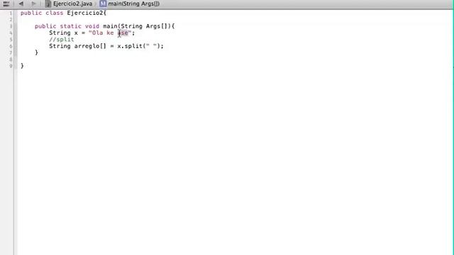 Ejercicios Java 2 - Buscar palabra en enunciado (split) смотреть онлайн