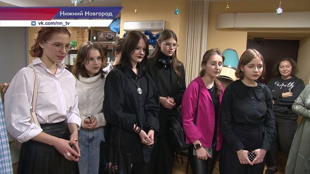 Юные актеры студии «Оперение» побывали на уникальной экскурсии в Нижегородском театре драмы