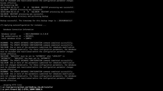 11 - CodeReady Containers - OpenShift 4.1 - Testing IBM DB2