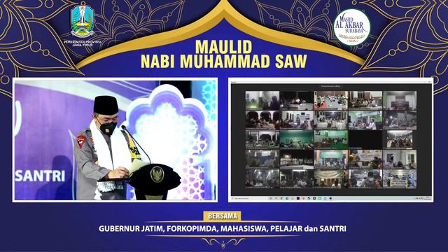 MAULID NABI MUHAMMAD SAW 1442 H смотреть онлайн