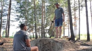 Garrett Apex с катушкой Reaper. Тест на глубину обнаружения на разных частотах.