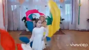 Танец с вейлами. Подготовительная группа.