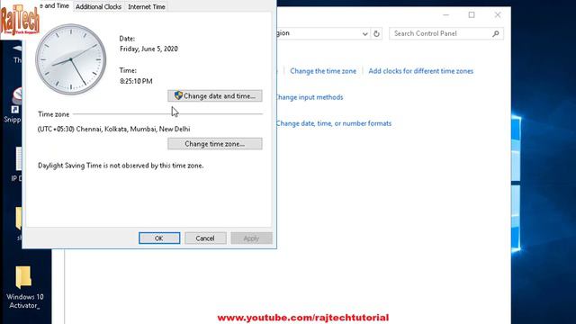 windows 10 date and time settings india - windows time and date settings in hindi for india смотреть онлайн