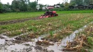 traktor kubota L5018 main lumpur sawah joss