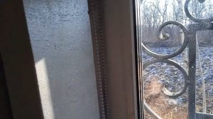 Теплое окно. Проверка тепловизором.